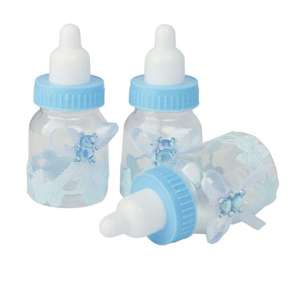 5x baby christening birthday gift practice creative party favors candy box bottle milk bottle accessories for kids blue